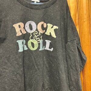 Maurices Rock & Roll Charcoal Sweatshirt